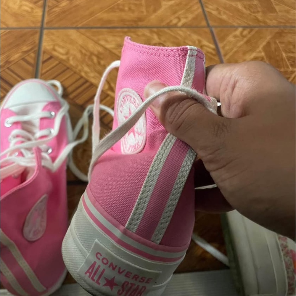 Converse Platform Pink High-Top Sneakers size 8.5